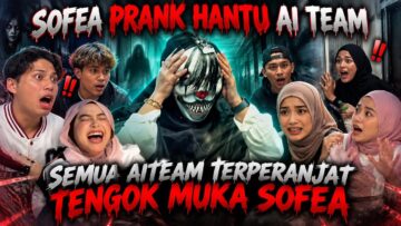 SEMUA AI TEAM KETAKUTAN KERASUKAN ! SOFEA PRANK HANTU DI OFFICE AI TEAM !HANTU PALING IMUT !!