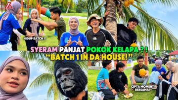 SYERAM WITH BATCH 1 ?! SEMUA MANDI AIR KELAPA !!