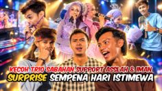 TRIO SABAHAN JADI PEMINAT NO 1 ASSLAH DAN IMAN? HARRY BAGI BUNGA, UCAPAN, DAN JADI FANS?