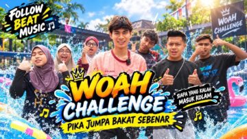 WOAHHH CHALLENGE 🎶 SEMUA KENA TERJUN  DALAM KOLAM