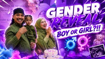 GENDER REVEAL SECOND BABY EE ! AIMAN TERKESIMA!!!