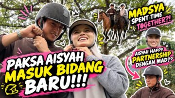 MIMPI AISYAH JADI KENYATAAN FIRST TIME NAIK KUDA?!.JIWA KELAJUAN AISYAH SAMPAI AJAK SEMUA BERLUMBA!!