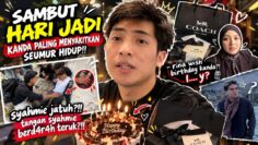 PRANK SAMBUT BIRTHDAY KANDA SOROK MOTO KESAYANGAN?!.SYAHMIE EXC1DENT SAMPAI P4TAH KAKI!!