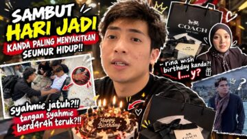 PRANK SAMBUT BIRTHDAY KANDA SOROK MOTO KESAYANGAN?!.SYAHMIE EXC1DENT SAMPAI P4TAH KAKI!!
